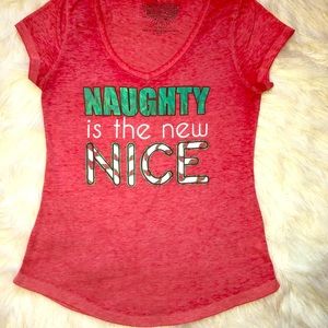 Naughty is the new nice xmas shirt